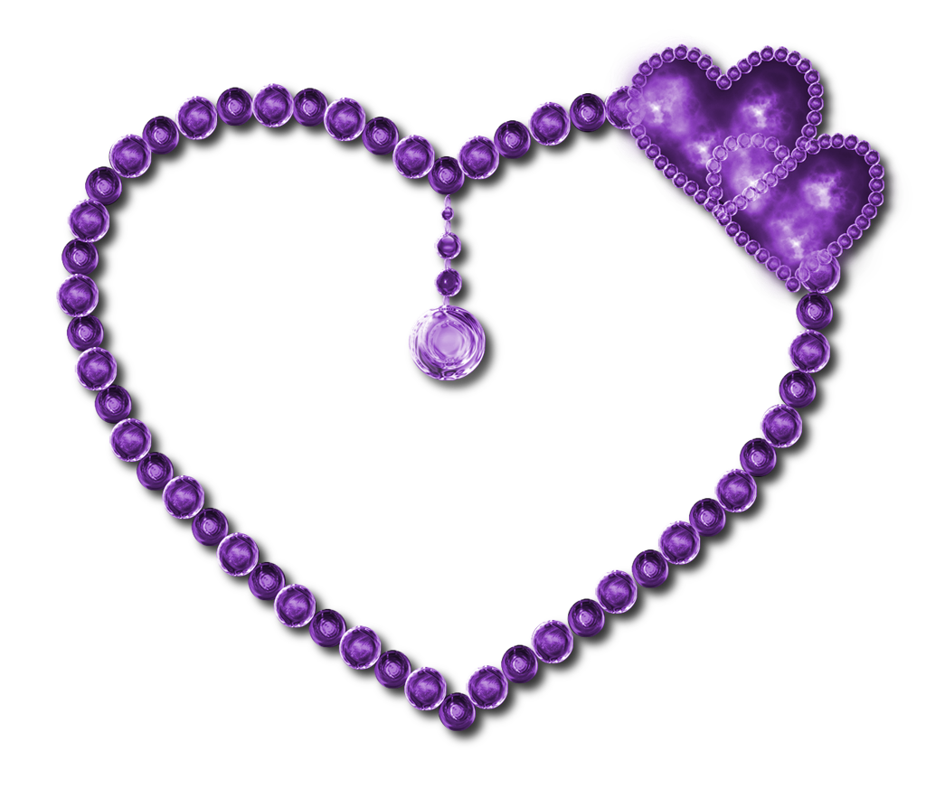 Images For > Purple Hearts Clip Art