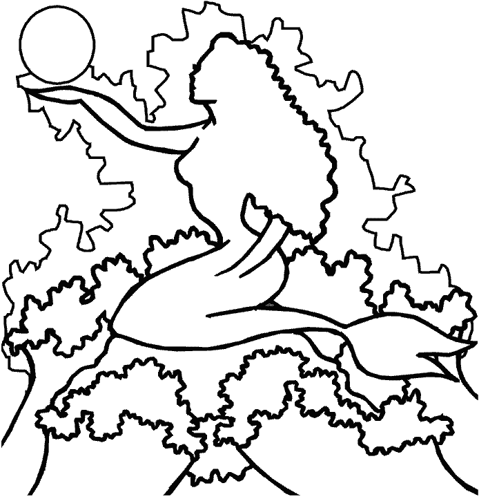 Mermaid Coloring Pages | ColoringMates.