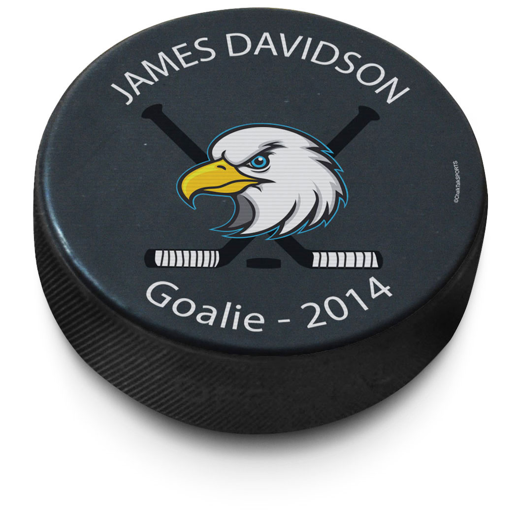Custom Hockey Pucks | ChalkTalkSPORTS