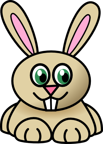 cute rabbit clip art photo front | DazzaDuz! Awesome Stunning ...