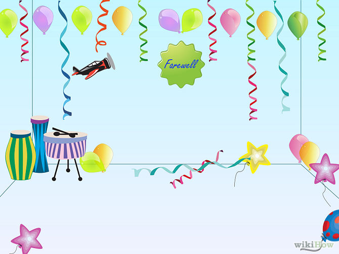 How to Hold a Farewell Party - 6 Easy Steps (with Pictures)
