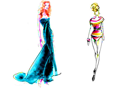 Barbie Fashion Sketch | The Fashion Bugs