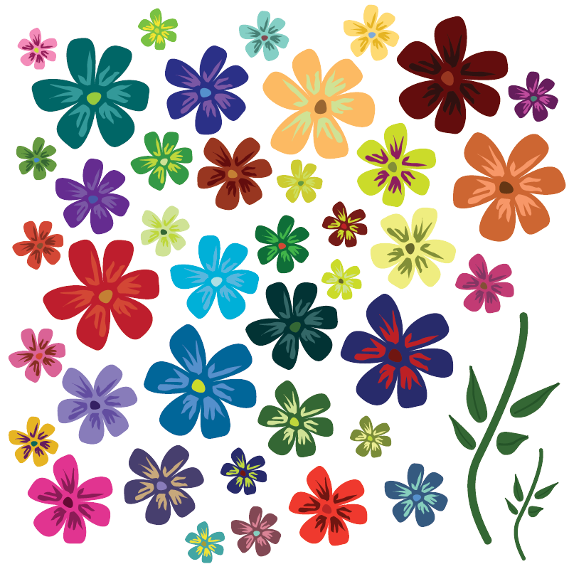38 Free Vector Flowers For Download - Free Vector Download ...