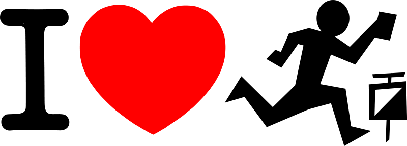 I love orienteering Free Vector / 4Vector