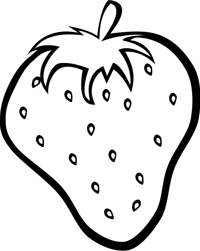 Simple Fruit Strawberry Clip Art Download