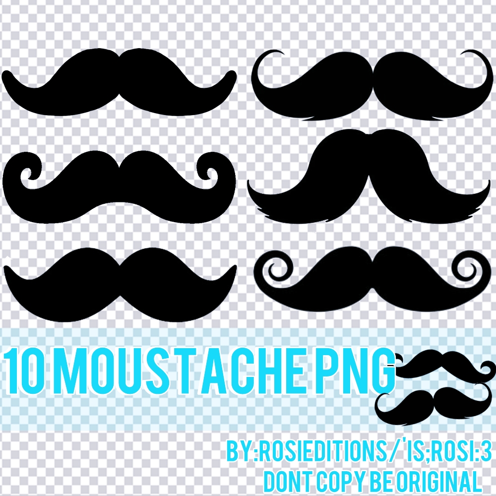 Moustache png by RosiEditions on DeviantArt