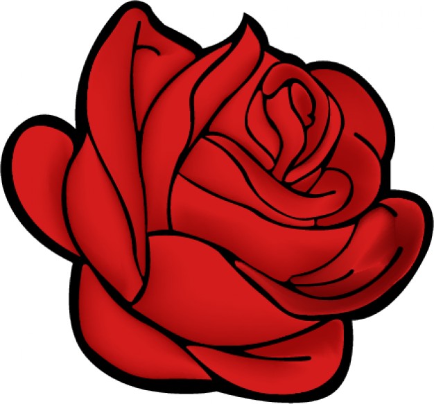 Red Rose Cartoon Gallery