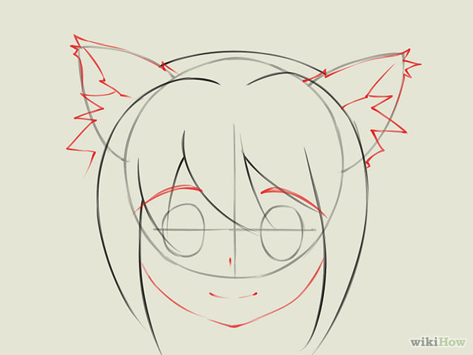 How to Draw an Anime Cat Girl: 9 Steps (with Pictures) - wikiHow