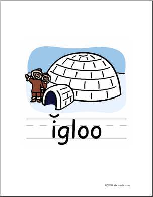 Clipart Igloo Clip Art Basic Words Clipart - Free Clipart