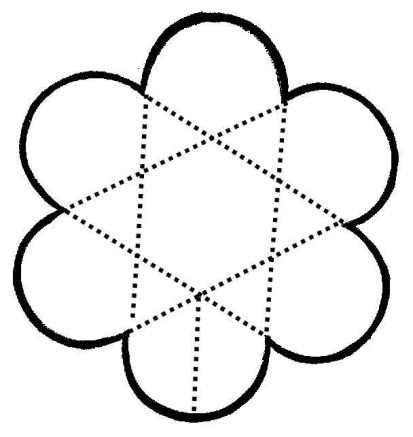 Flower Template 6 Petals - ClipArt Best