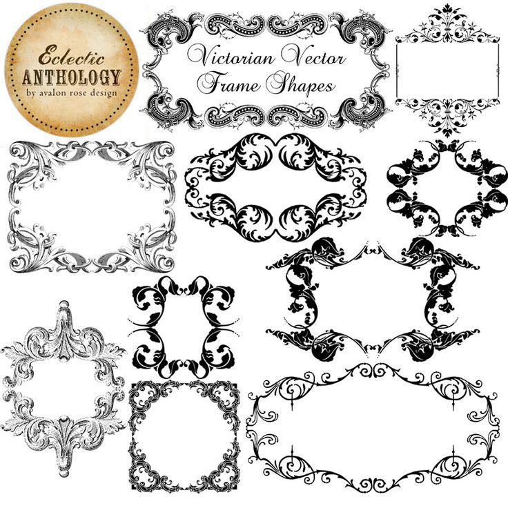 Vector on Pinterest | Vintage Frames, Graphics Fairy and Victorian ...