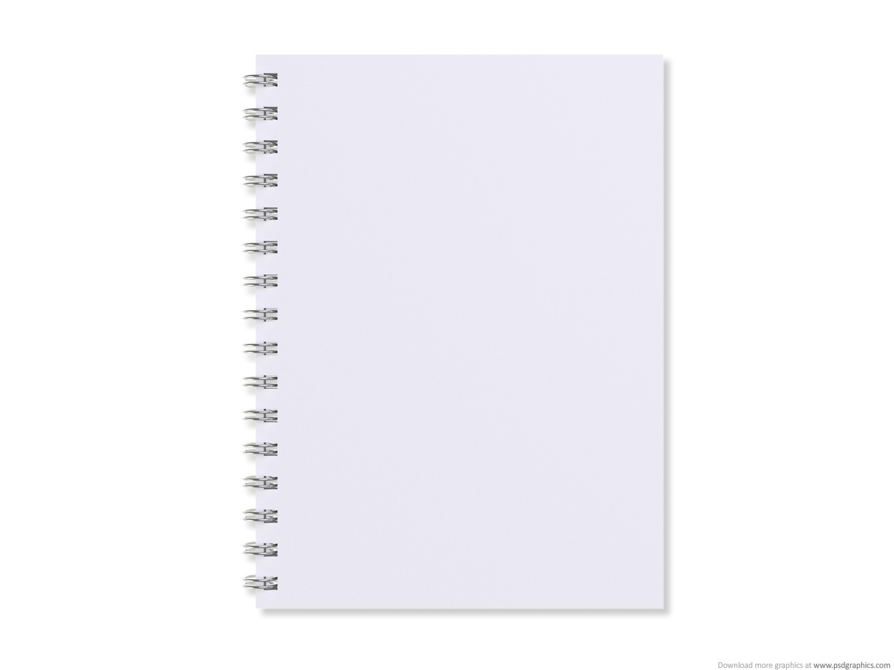 Blank white notebook | PSDGraphics
