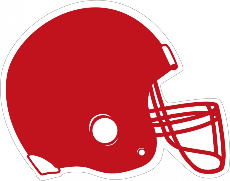 Red Football Helmet Clipart