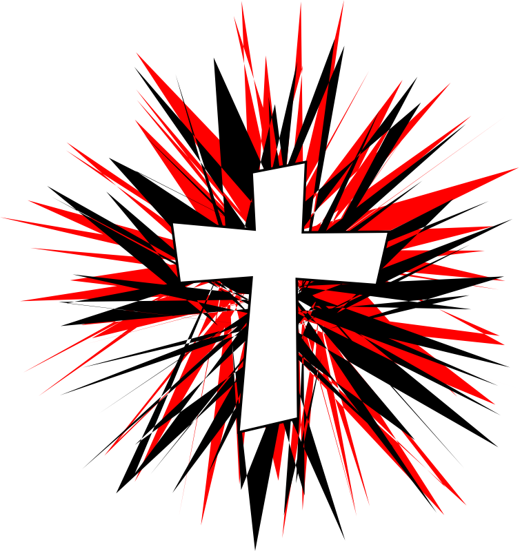 Clipart - Glow Cross