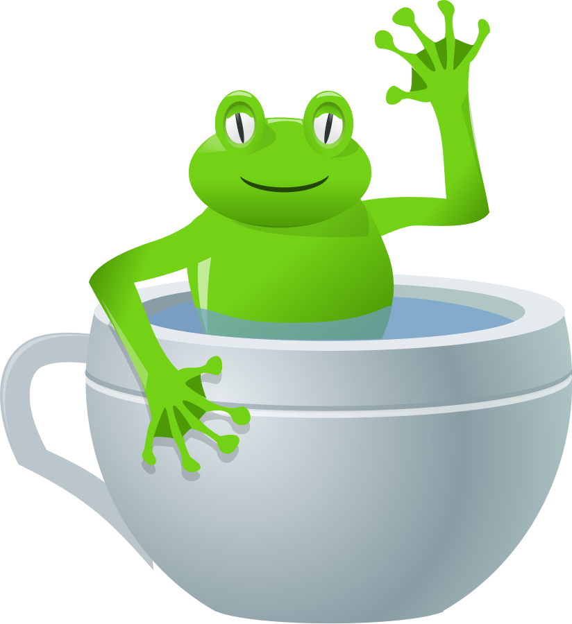 Azureus frog SVG Vector file, vector clip art svg file