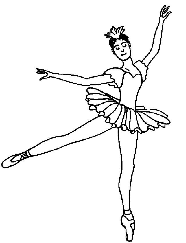 Ballerina Outline - Cliparts.co