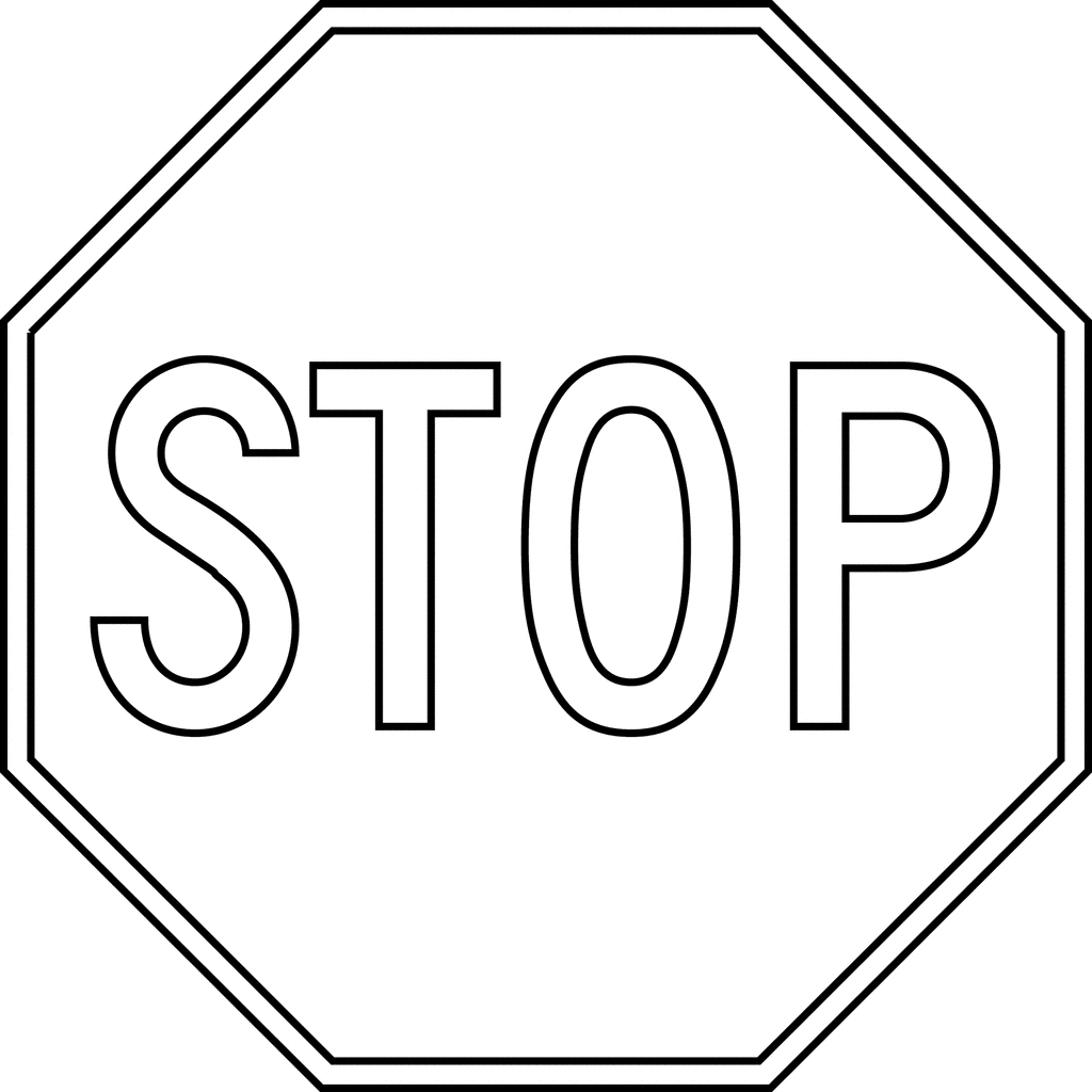 Images For > Bus Stop Sign Clipart