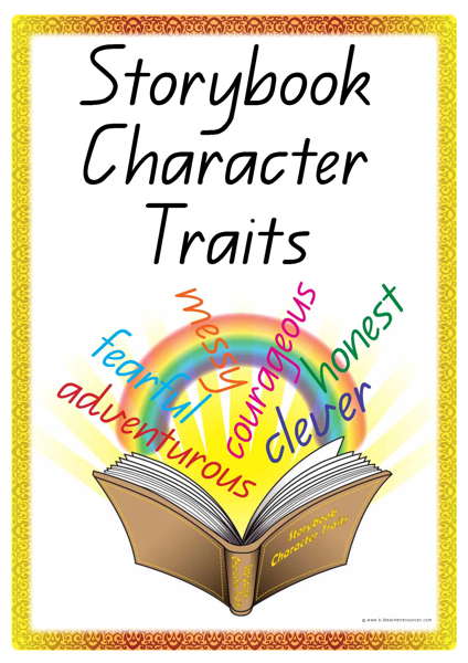 Storybook Character Traits Words For Printing - K-3 Teacher Resources