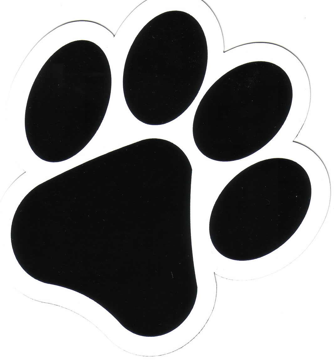 Tiger Paw Print Stencil - ClipArt Best