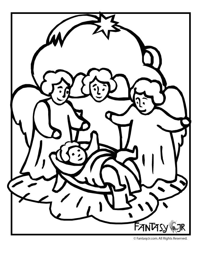 Animals Lab Jesus Christmas Coloring Pages 750 X 946 35 Kb Gif ...