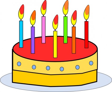 Birthday Cake clip art Vector clip art - Free vector for free download
