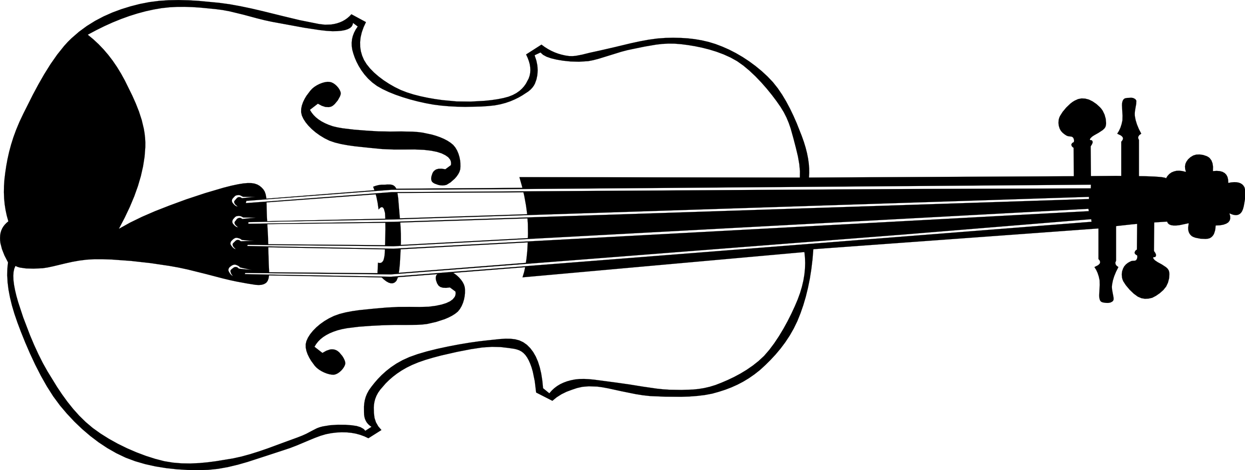 Violin Clipart Black And White | Clipart Panda - Free Clipart Images