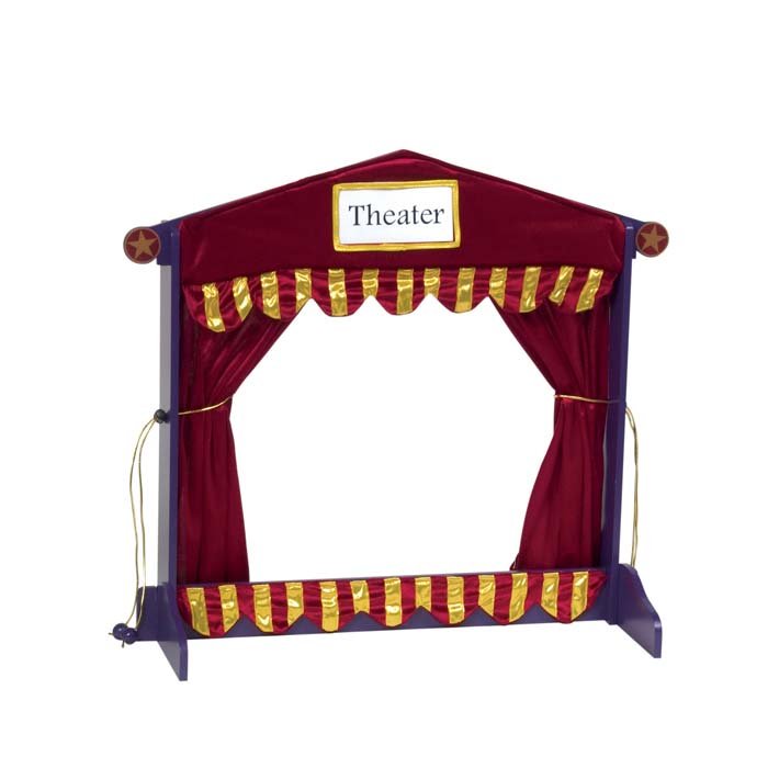 Guidecraft Royal Table Top Puppet Theater at Brookstone—Buy Now!