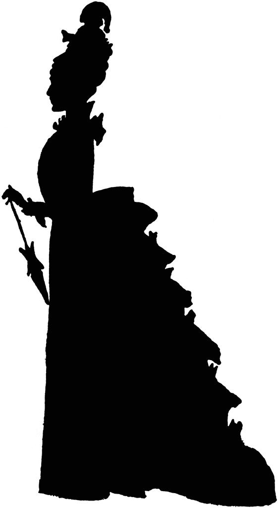 1874 Fashion Silhouette | ClipArt ETC