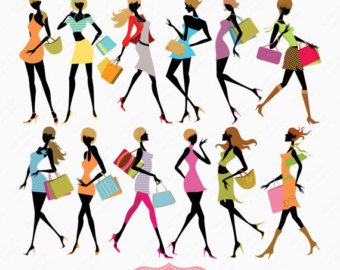 Popular Items For Fashion Clipart On Etsy - Cliparts.co