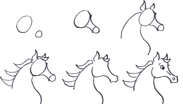 cartoon-arabian-horse-head-1. ...