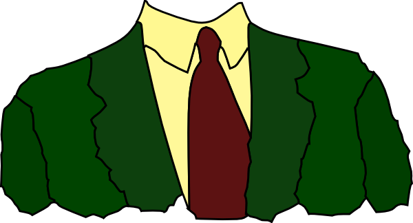 Black Necktie Clipart