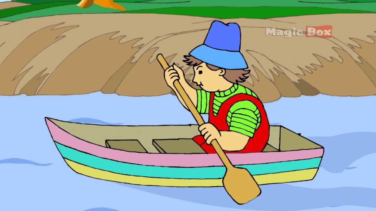 Row Row Row Your Boat - English Nursery Rhymes - Cartoon/Animated ...