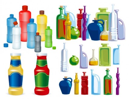 Plastic bottle vector Free vector for free download about (36 ...