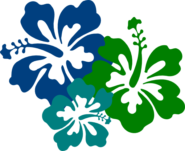 Hibiscus clip art - vector clip art online, royalty free & public ...