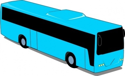 Blue Travel Bus clip art clip arts, free clipart - ClipartLogo.com