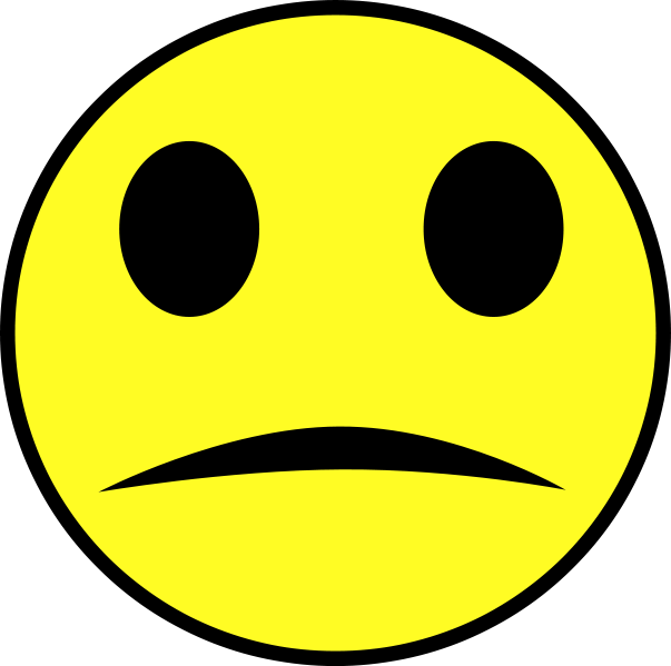 Sad Face Symbol - ClipArt Best