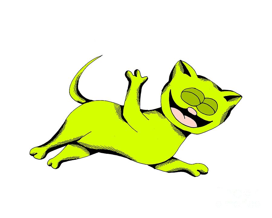 Limelight Cat Laughing by Pet Serrano - Limelight Cat Laughing ...