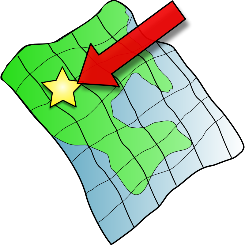 Clipart - Ruffled Map