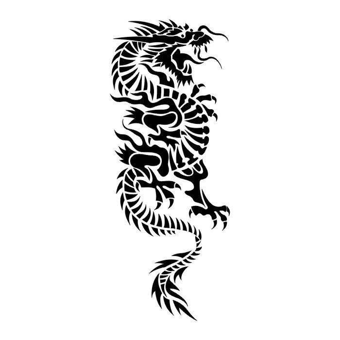 Black Dragon Tribal Tattoos Tribal Tattoos Zimbio - Free Download ...