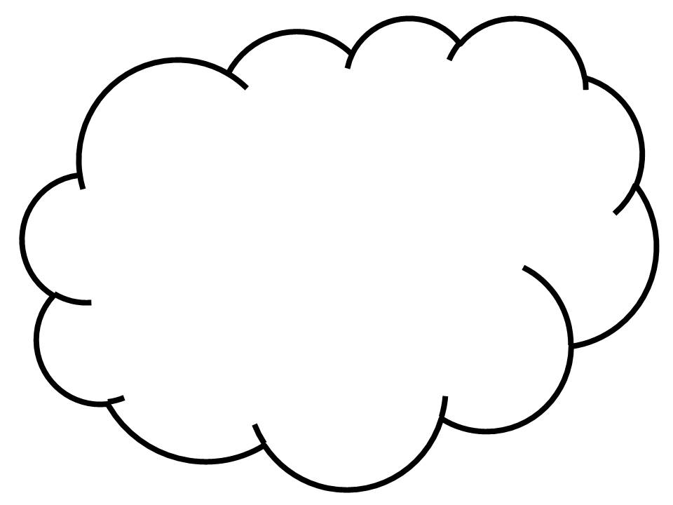 Cloud Line Drawing