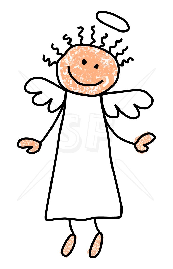 Angel Stick Figures Clip Art | Stick Figures Clip Art Depot