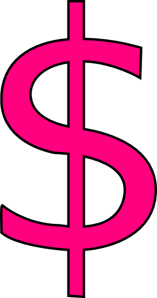 Pink Money Sign Clip Art | Clipart Panda - Free Clipart Images