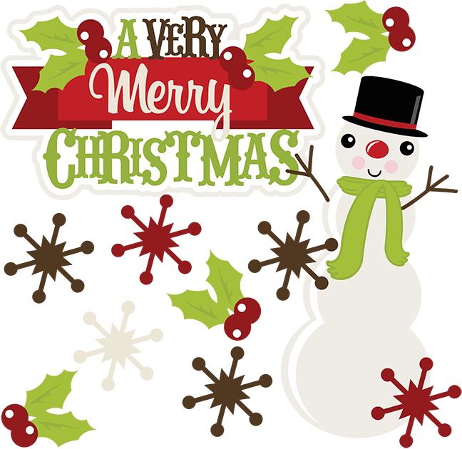 A Very Merry Christmas SVG christmas clipart cute clipart cute ...