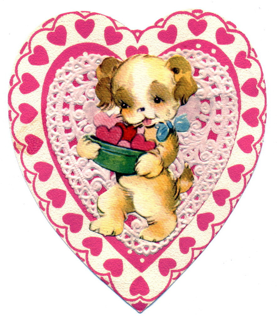 Free Vintage Valentines Clip Art and Printables Roundup! - Heart ...