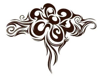 Amazon.com: Tribal Flower Temporary Body Art Tattoos 2.5" x 3.5 ...