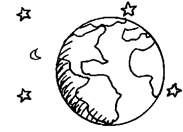 Black And White Picture Of The Earth - ClipArt Best