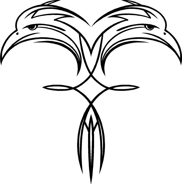 Tribal Eagles Vinyl Decal Car Truck Window Sticker | eBay