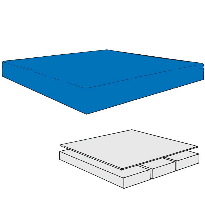 High jump landing mat model PRICE UPON REQUEST - Sports-