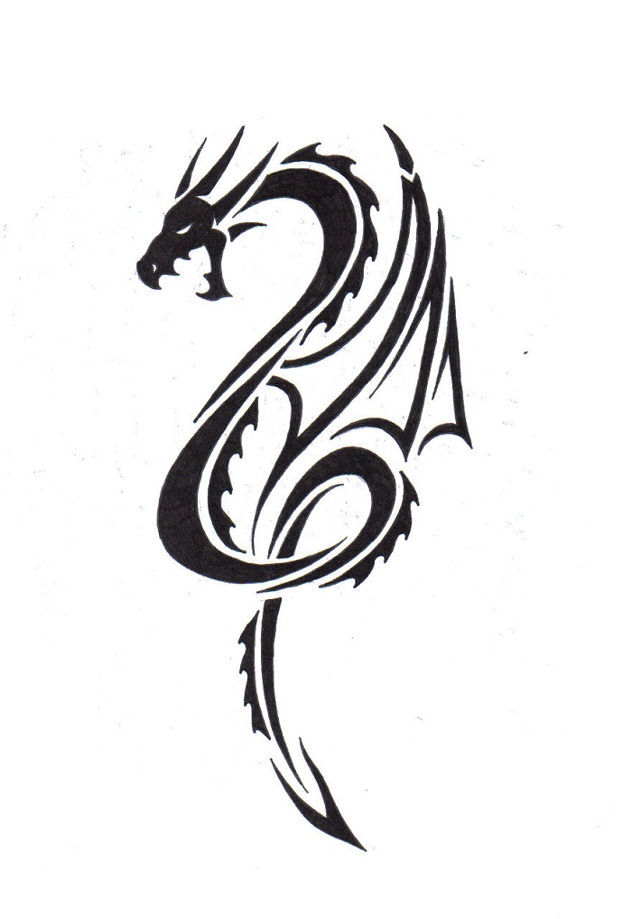 tribal dragon tattoos | Wallpapers HD Quality