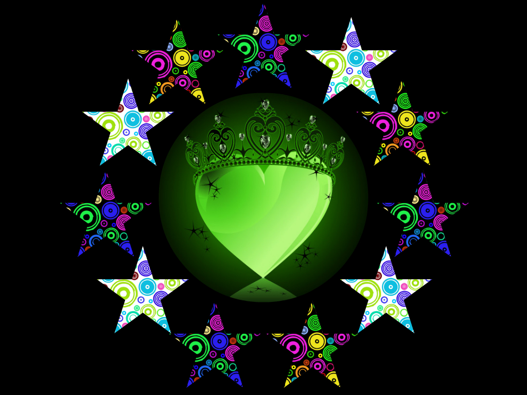 Image gallery for : stars and hearts wallpaper